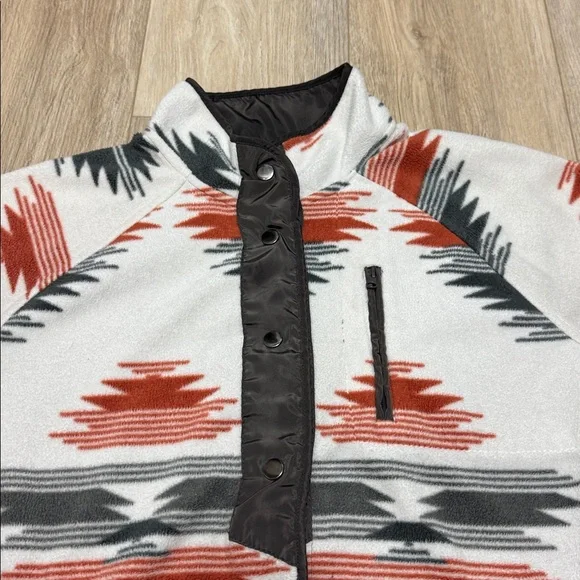 Western Aztec Print Light Jacket - Picture 4 of 5